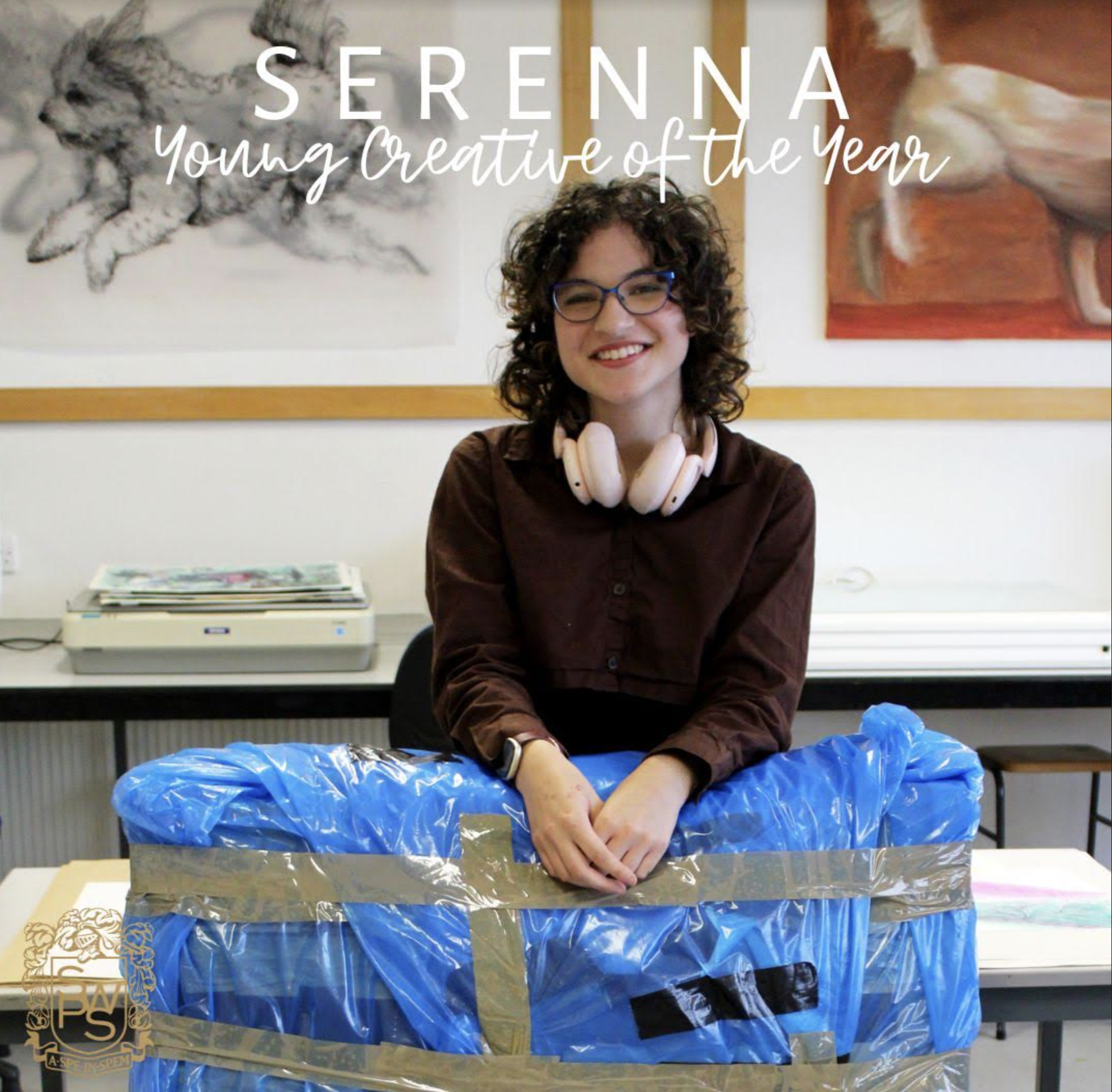 Congratulations to Serenna who has won the Young Creative of the Year Award. 